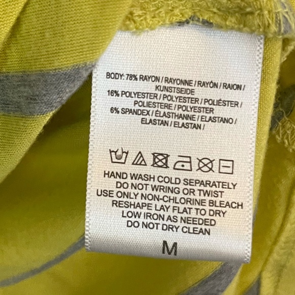 Anthropologie Pure + Good Yellow Striped Tunic - Picture 4 of 7